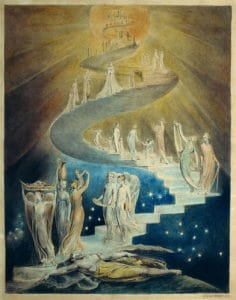 Figure 18.1 Blake's Angels ascending a celestial staircase. Details get less certain with more distance