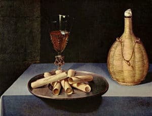 Figure 1. A table or set of separate lines. Lubin Baugin still life. [Public domain or Public domain], via Wikimedia Commons